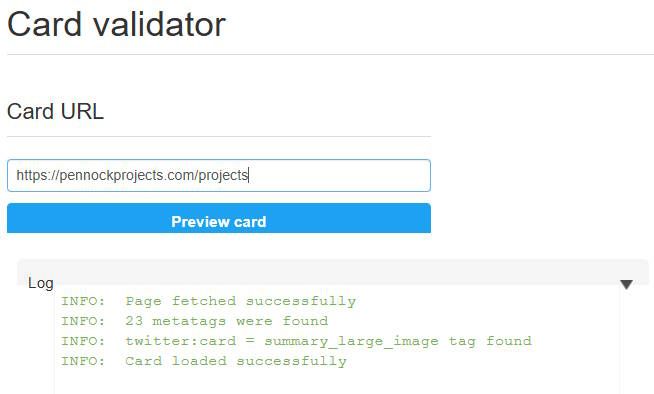 Twitter Card Validator No Trailing Slash Clean