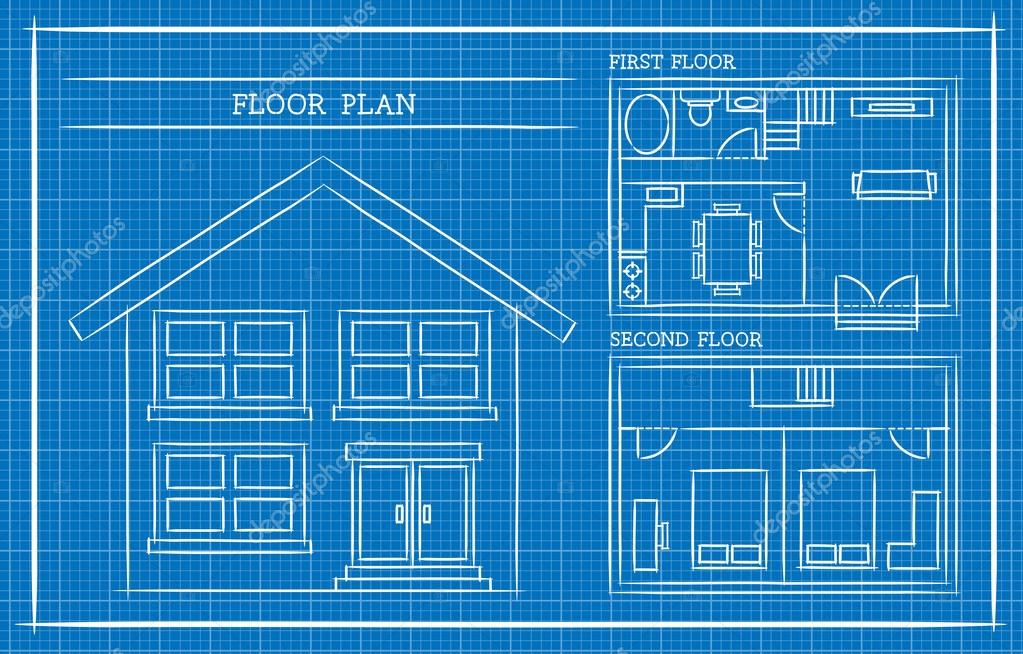 A house blueprint